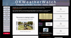 Desktop Screenshot of okweatherwatch.com